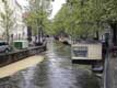 Maisons flottantes barque / Hollande, Amsterdam